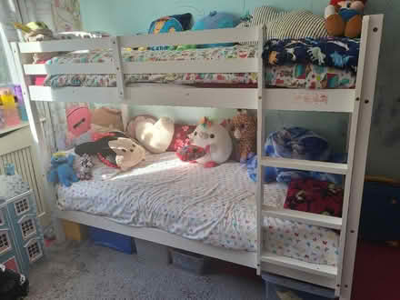 Photo of free Wooden bunk beds (Burnage M19) #1