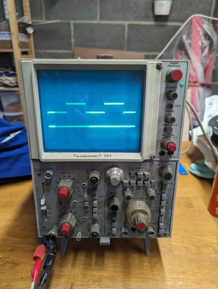 Photo of free working 2 channel oscilloscope (Histon CB24) #1