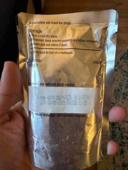 Photo of free Puppy food pouches (Bowburn DH6) #1