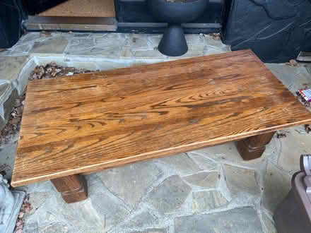 Photo of free Wooden coffee table (Falconwood) #1