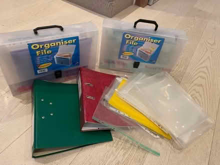 Photo of free Selection of files, ring binders, plastic folders (Holly Lodge Estate N6) #1