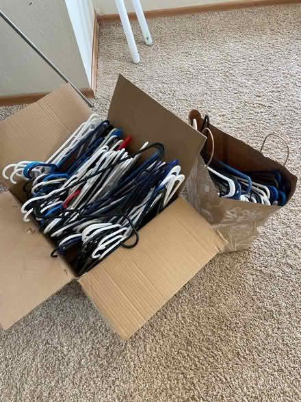 Photo of free Assorted Plastic Hangers (Pleasanton....Stoneridge area) #1