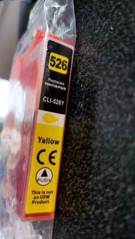 Photo of free Printer ink cartridge yellow 526 (Cheam SM2) #1