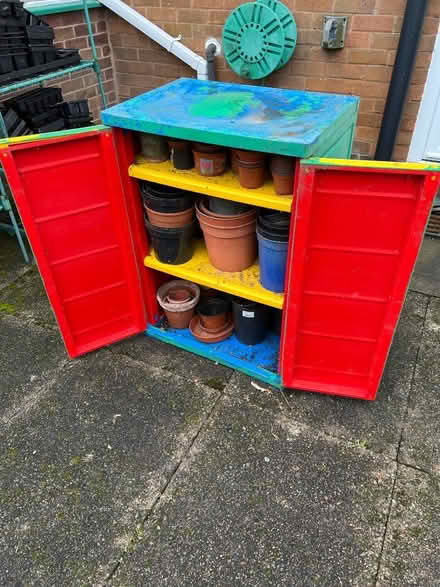 Photo of free Plastic cupboard unit plus plantpots (Stivichall CV3) #1