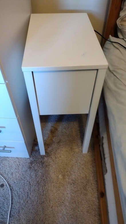 Photo of free White Ikea bedside cabinet (Timperley WA15) #2