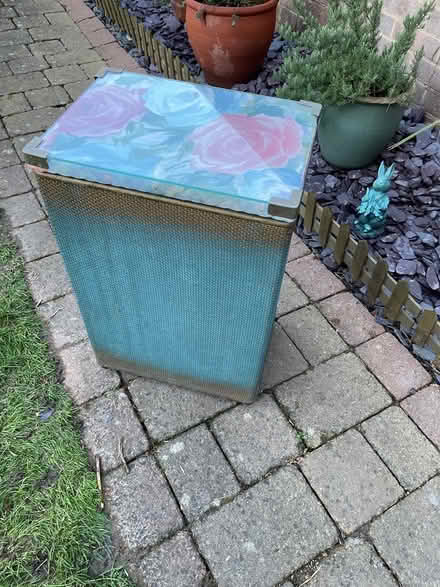 Photo of free Vintage wicker effect laundry box (Sidcup DA15) #1