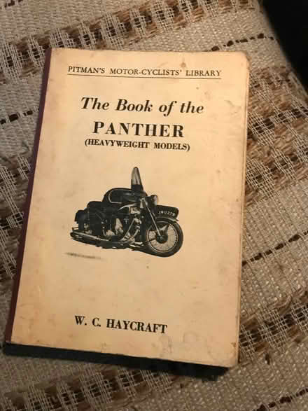 Photo of free The book of the Panther motorcycle (Bromham Road MK40) #1