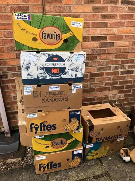 Photo of free Empty, banana boxes, good for moving house (Whitchurch SY13) #1