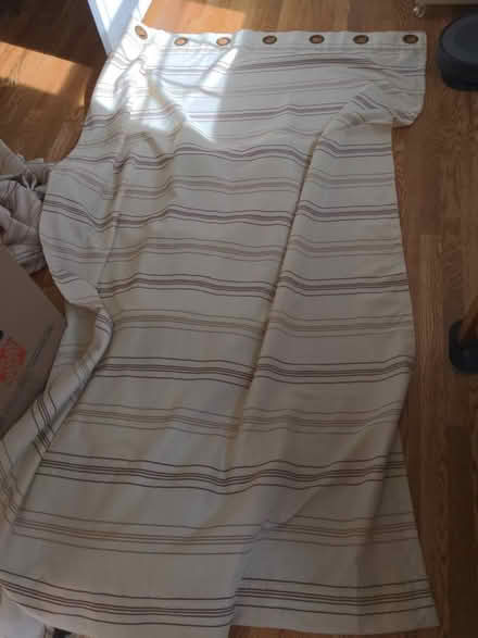 Photo of free Four curtains, two curtain rods (West Main Hill) #1