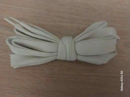 Photo of free Football boot laces - white (Addlestone) #1