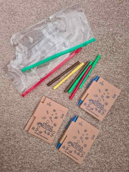 Photo of free Notepads, felt tips & pencil cases (Tranmere CH42) #1
