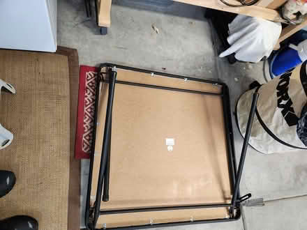 Photo of free black cardtable (southeast Fort Collins) #4