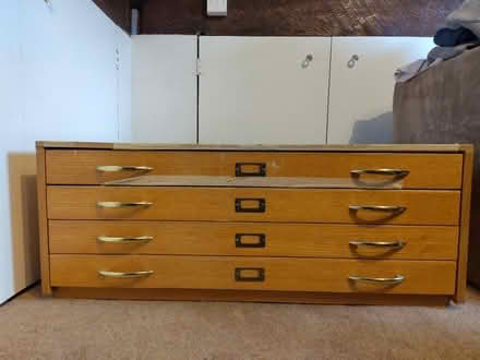 Photo of free Wooden plan chest for storing drawings/ art (Scotches DE56) #1