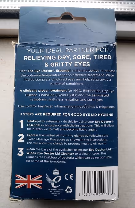 Photo of free Hot & Cold Dry Eye Compress (PL4 Greenbank) #2