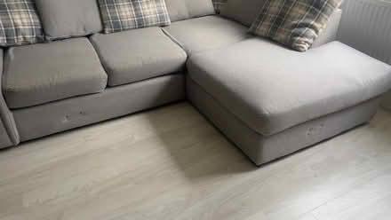 Photo of free Grey L shaped sofa (TN27, Headcorn) #4