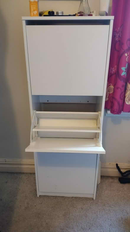 Photo of free White Ikea shoe storage (Timperley WA15) #1