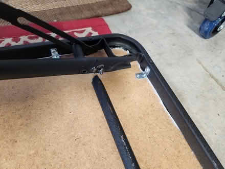 Photo of free black cardtable (southeast Fort Collins) #3