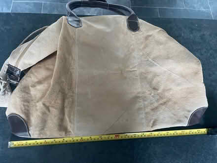 Photo of free Suede leather holdall (Tilgate) #1