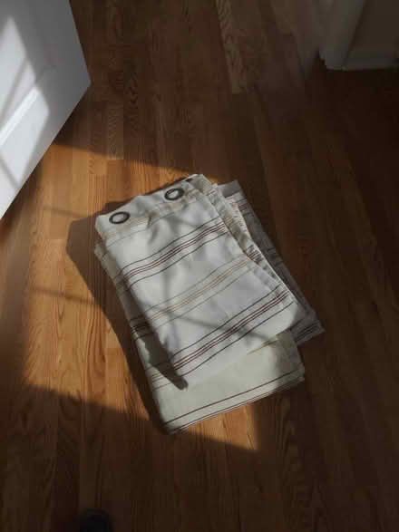 Photo of free Four curtains, two curtain rods (West Main Hill) #3