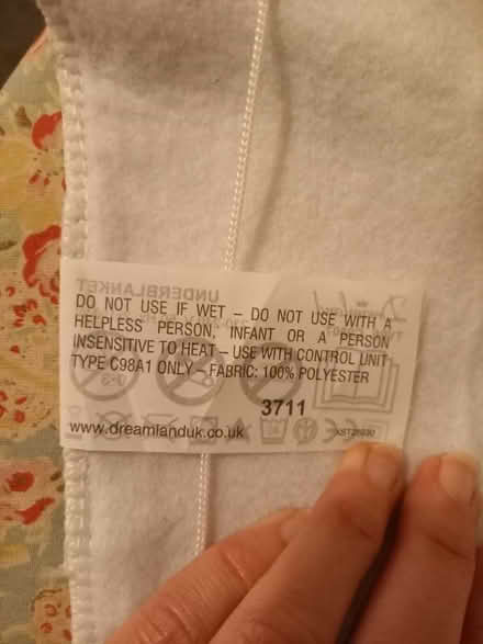 Photo of free Electric blanket Double bed size (Bessels Green TN13) #1