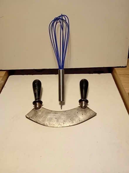 Photo of free Mezzaluna and silicon balloon whisk (Leintwardine SY7) #1