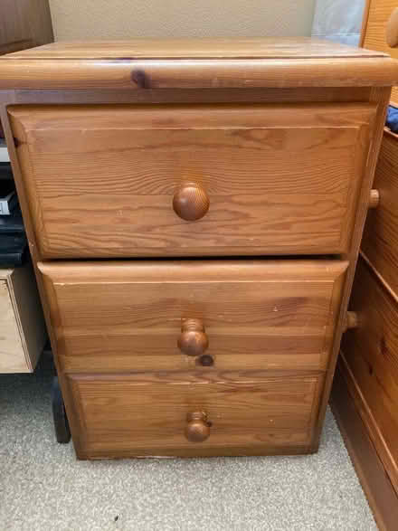 Photo of free Pine bedside cabinet (Fairmilehead EH10) #2