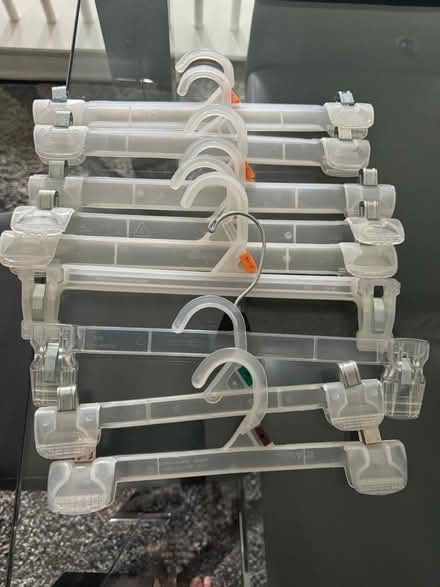 Photo of free Plastic Hangers with Hanging Clips (El Segundo Blvd. & Aviation) #1