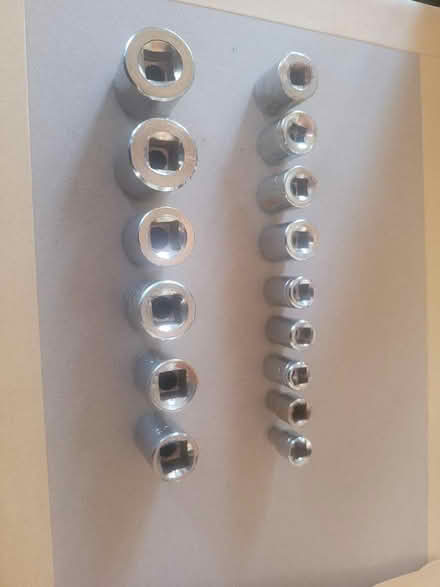 Photo of free Assorted 3/8" and 1/4" socket bits (mohegan lake, ny) #1
