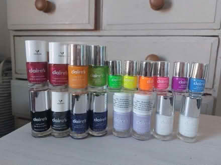 Photo of free 18 x Claire's Nail Varnish - Unused (West Park WA10) #1