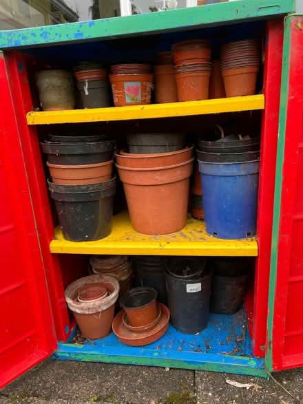 Photo of free Plastic cupboard unit plus plantpots (Stivichall CV3) #3