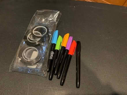 Photo of free Wet erase markers, whiteboard tape (Potomac) #1