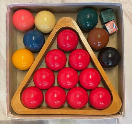 Photo of free Snooker/Pool table + balls & cues (EH16, Liberton) #4