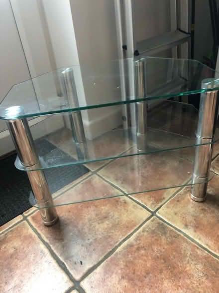 Photo of free Glass tv cabinet (Brighton North Laine) #1