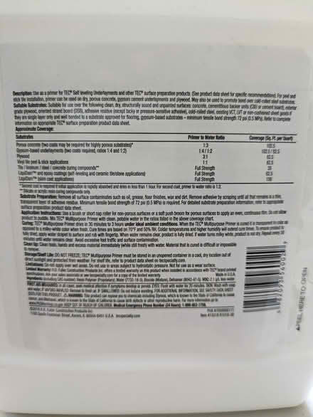 Photo of free Multipurpose Primer - TEC 560 (Dixboro) #2