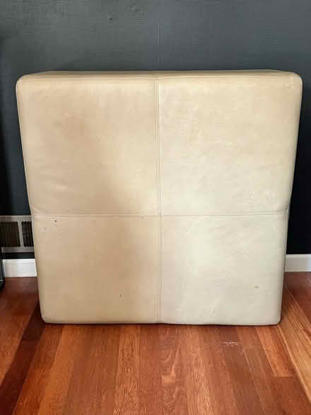 Photo of free Leather ottoman (West San Jose) #1