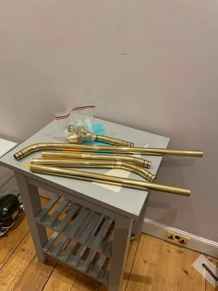Photo of free Flexible brass curtain pole+ (Comely bank EH4) #1