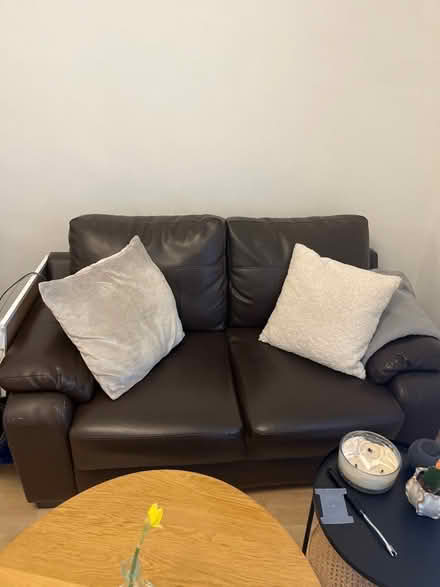 Photo of free Leather couch (N1) #2