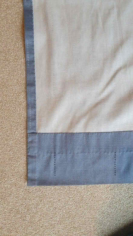 Photo of free Blue curtains - tab top (TA1) #1