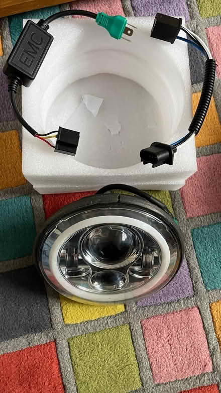 Photo of free Motorcycle LED headlamp - 12V (Goldhanger CM9) #1