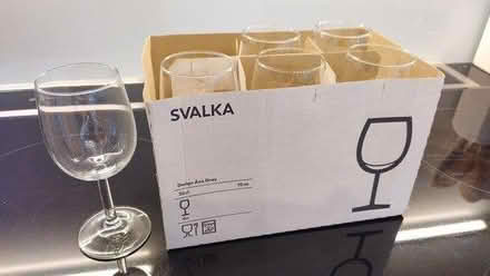 Photo of free 6 x Red Wine Glasses (Newbury Racecourse RG14) #1