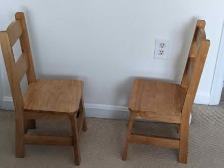 Photo of free Two small wooden kid's chairs (Piney orchard, Odenton) #2