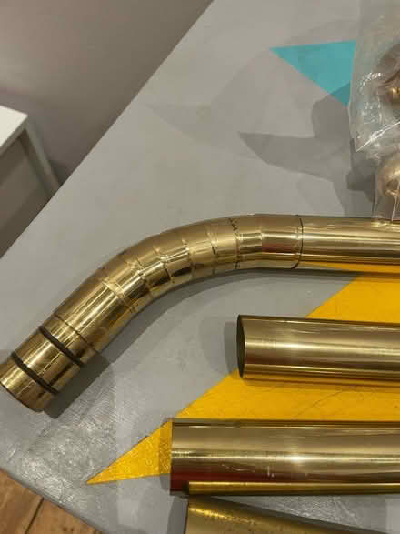 Photo of free Flexible brass curtain pole+ (Comely bank EH4) #2