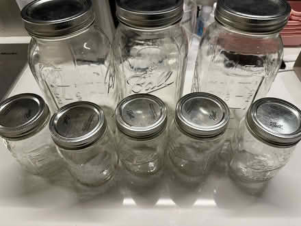 Photo of free Mason jars set of 8 (lower east side) #1