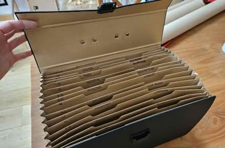Photo of free Box file, with sections (PO19) #2