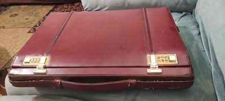 Photo of free Slim and trim leather briefcase (Tuckerman Ln) #1