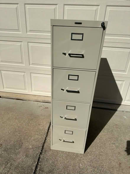 Photo of free 4 drawer file cabinet (Columbia, MD) #2