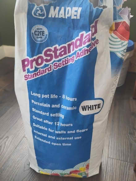 Photo of free Tile adhesive (GU4 Merrow) #1