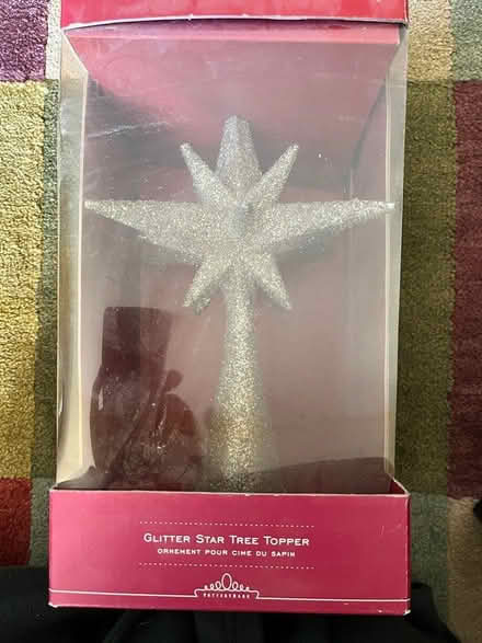 Photo of free Large Glitter Star Tree Topper (Springfield, Delco) #1