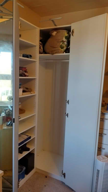 Photo of free Large white Ikea corner wardrobe (Timperley WA15) #4