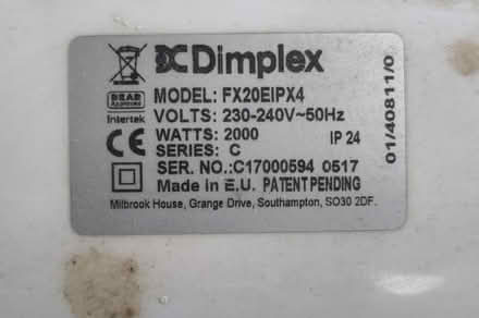 Photo of free Dimplex wall mounted heater (Folkestone (Cheriton) CT19) #3